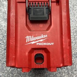 Milwaukee PACKOUT 10 in. Compact Portable Tool Box with Adjustable Dividers and Interior Storage Tray