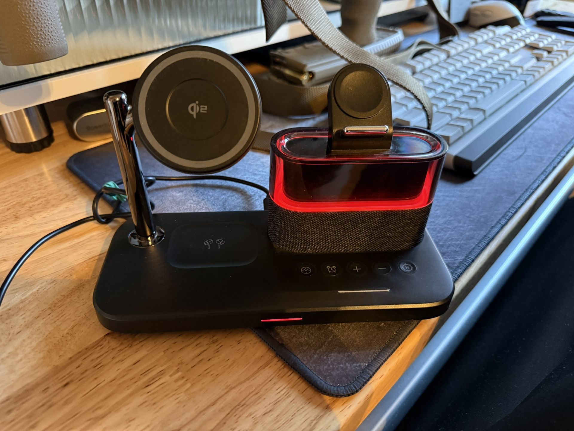 Charger Alarm Clock For Phone/watch/headphones