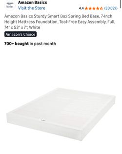 New! 7” Full size box spring