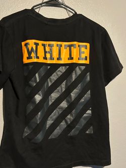 Off-White Diagonal Stripe Graphic T-Shirt