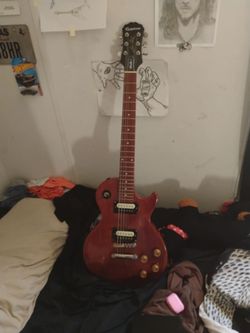 Guitar and amp combo