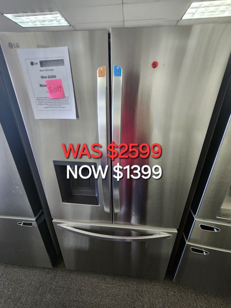 26 Cu. Ft. Smart Counter Depth Max French Door Refrigerator With Dual Ice Maker