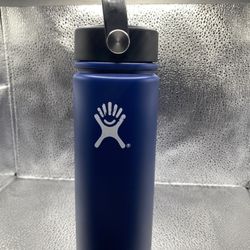 Hydro Flask 18oz 18 oz Blue Water Bottle Used Good Condition Insulated 