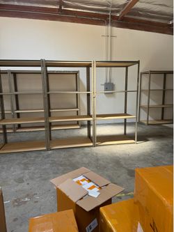 Stock Supply Warehouse Storage Rack Shelving 48 in W x 30 in D Boltless Shelves Delivery Available