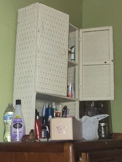 Wicker Cabinets Set Of 2