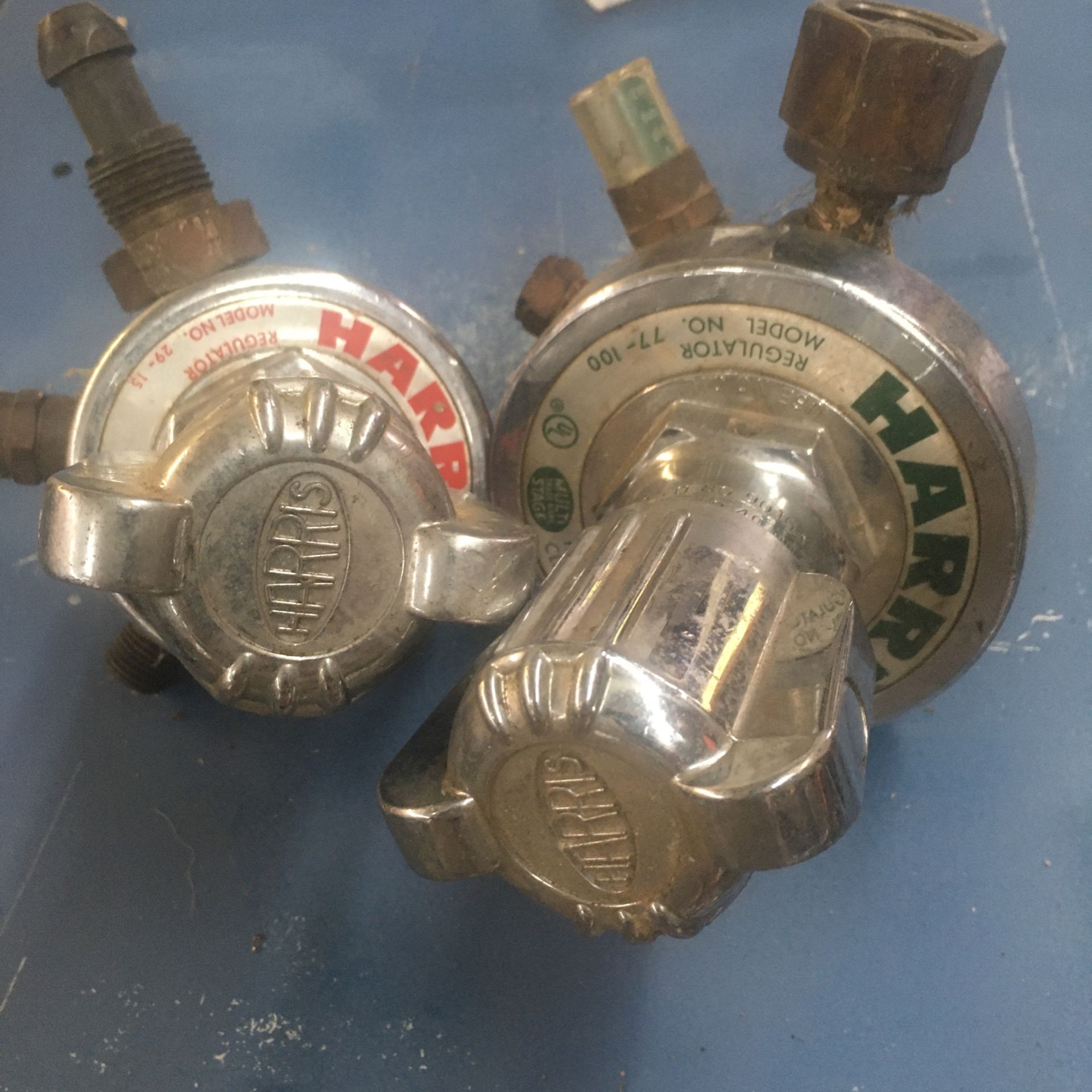 Harris Oxygen And Acetylene Gauges