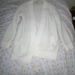 White Cardigan 