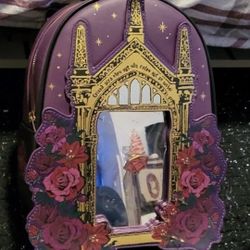 Harry Potter Backpack Mini Mirror Of Erised With Sorcerer's Stone In Reflection 