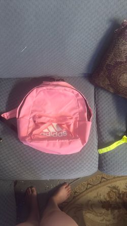 Pink adidas backpack