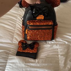 Halloween lounge fly sequin bag, and wallet