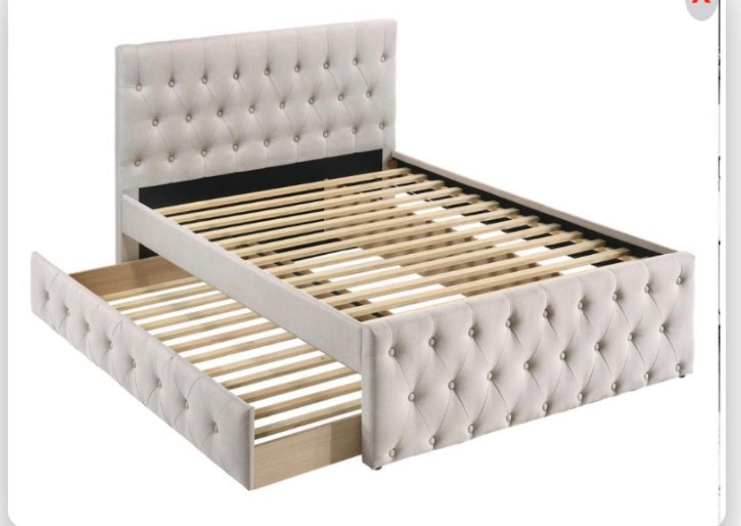 New Trundle Twin Bed with Full Size bed on Top