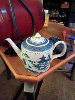Antique teapot porcelain
