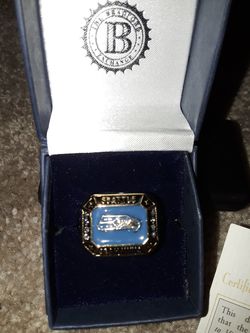 LIMITED EDITION SEAHAWKS RING