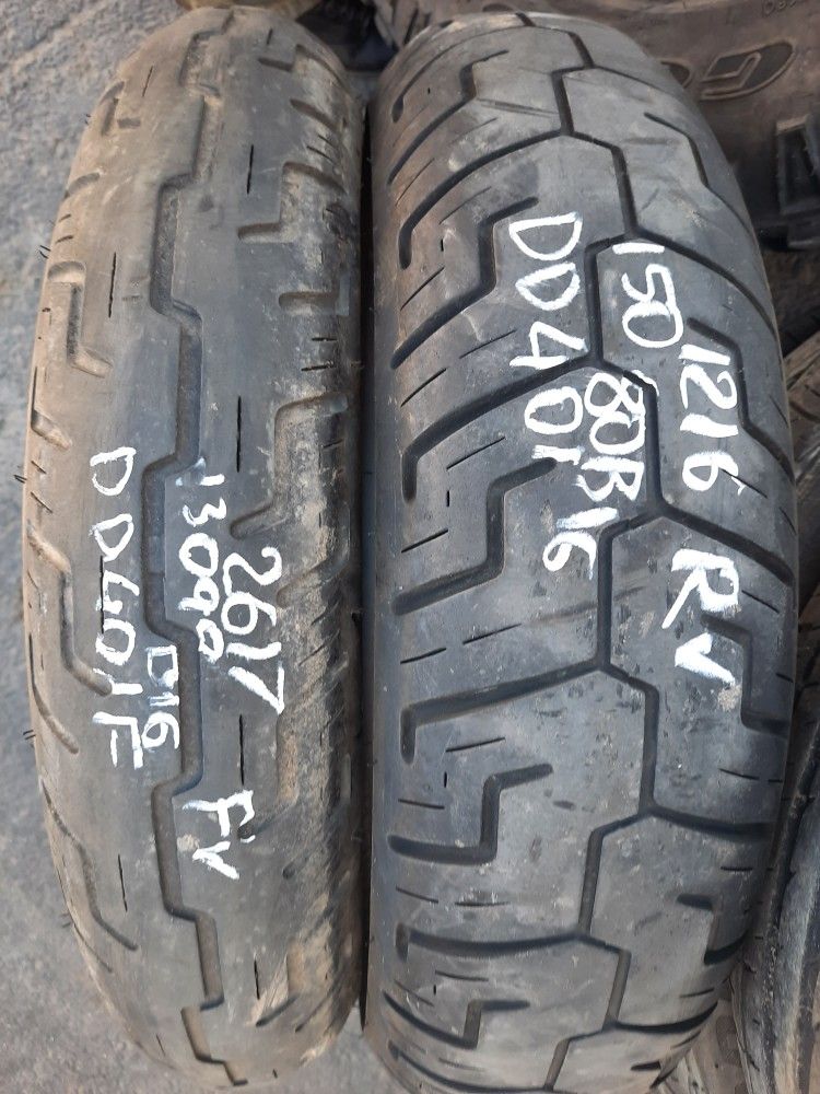 150/80/16 130/90/16 Dunlop D401 Harley-Davidson 150/80B16 130/90B16 Tires