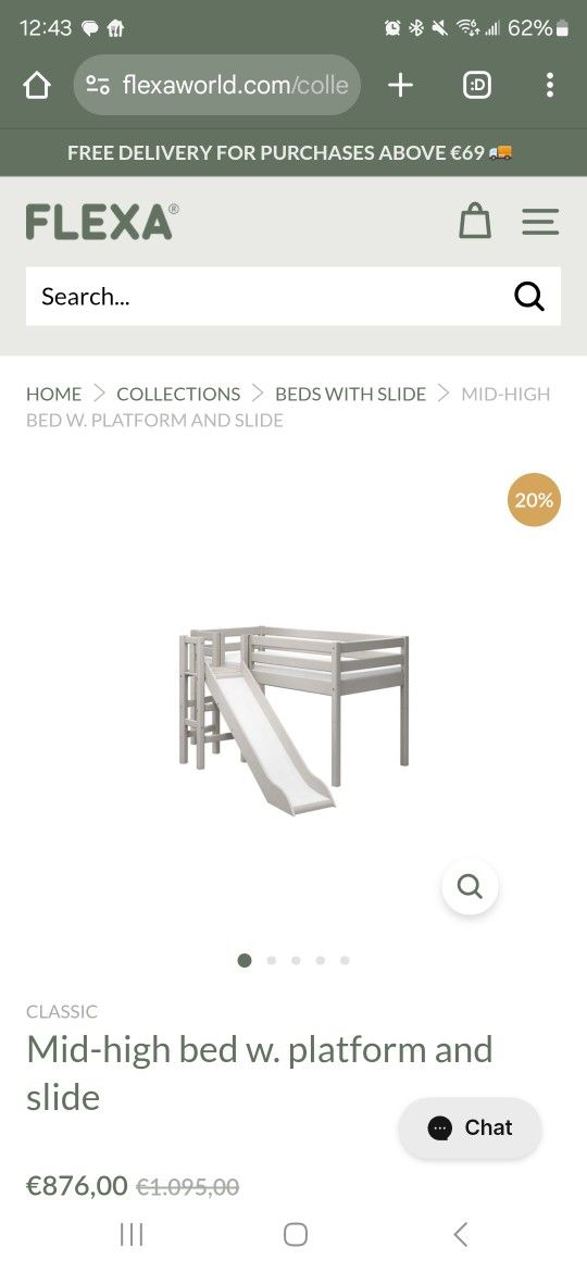 Kids Bed With Slide
