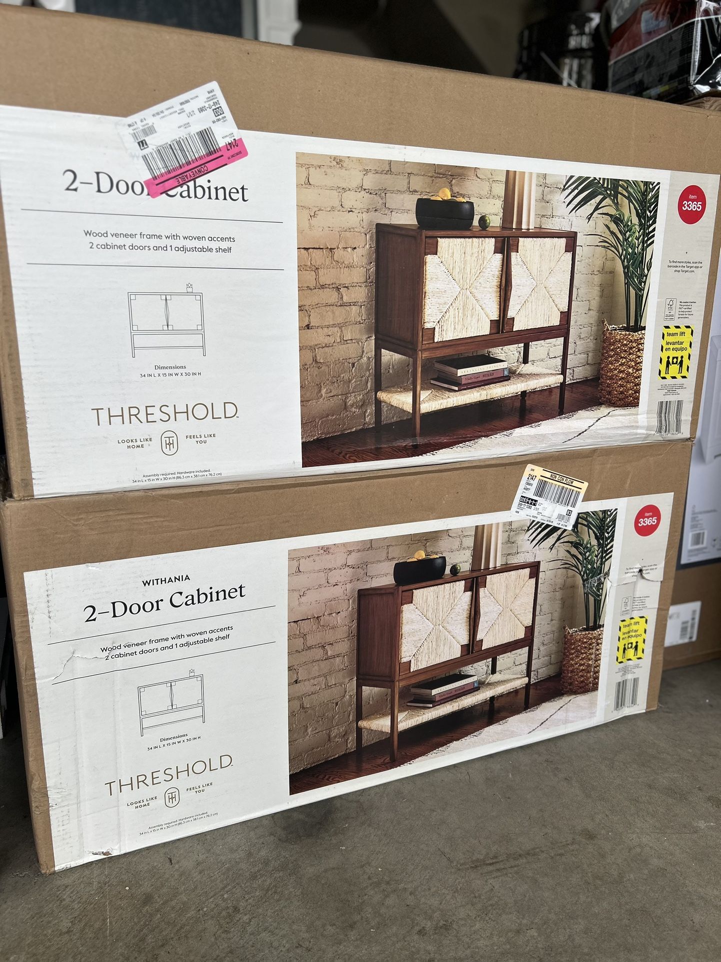 Withania 2 Door Cabinet - Threshold