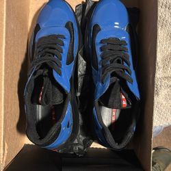Blue Pradas Shoes