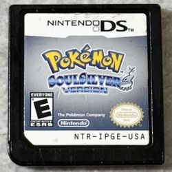 Pokemon SoulSilver Version (Nintendo DS, 2010) Authentic Tested & Working