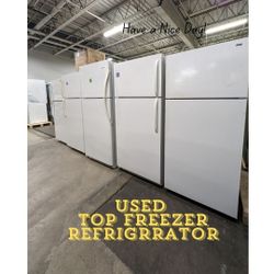 Top Freezer Refrigerator 30" Wide - White 