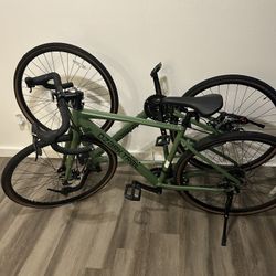 462 Ozark Trail 700C G.1 Explorer Drop Bar Gravel Bike, Medium Frame, Fits Riders 5'5" - 5'10", Green,