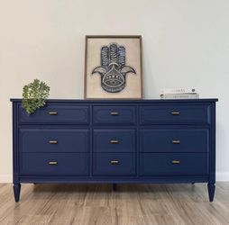 Beautiful Restored Dresser By Bassett 
 60”L x 18”W x 30.5”H