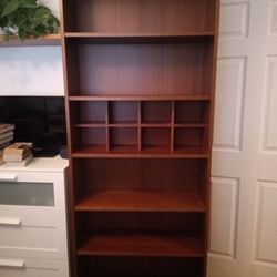 Ikea Billy Bookshelf With Removable Cubby Shelf  