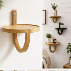 🪵 Fogia Archetto Wall Shelf – Scandinavian Designer Piece | Minimalist Statement