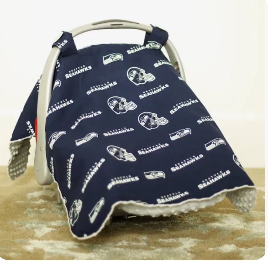 Seattle Seahawks Infant Car seat Cover