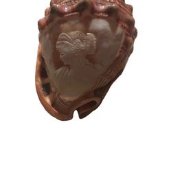 Vintage Hand Carved Cameo Shell Art 