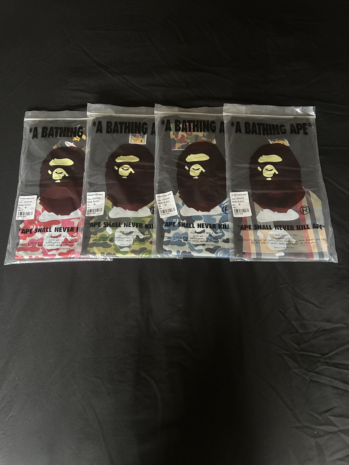 Bape Tees ABC Camo Blue, Green