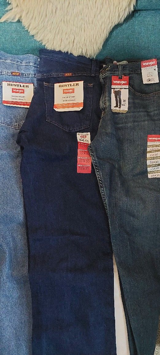 New Wrangler Jeans 33x30