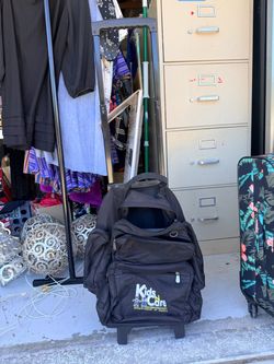 Black Rolling Backpack