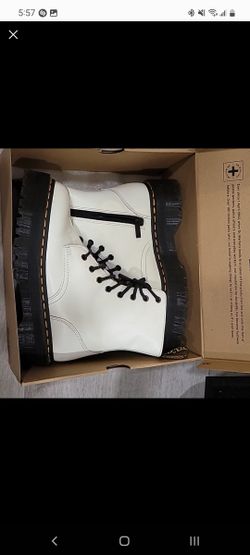 White Dr. Martens Size 9