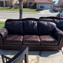 Brown Leather Sofas