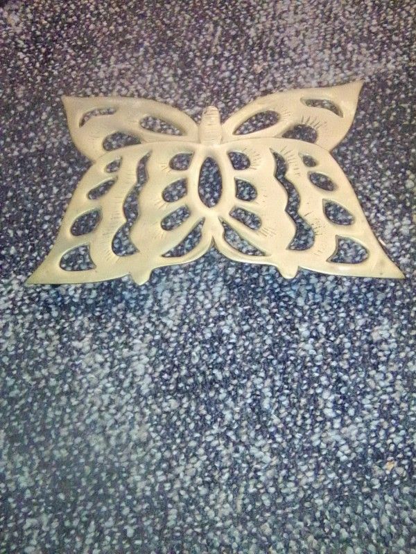ANTIQUE BEAUTIFUL  BRASS ,BUTErFLY