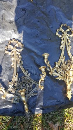 2 candle stick holders