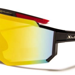 Mirror Wrap Sunglasses 