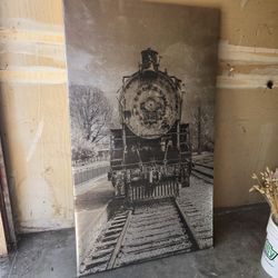 Large Train Canvas Art