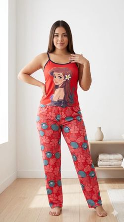 Care Bears Pink Pajama Set Cami and Pants