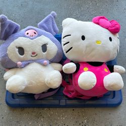 Hello Kitty Plush Backpacks