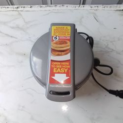 Hamilton Beach Breakfast Sandwich Maker with Egg Cooker Ring