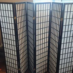 6-Panel Screen Room Divider