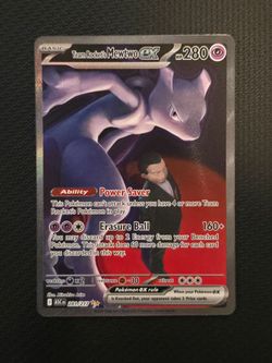 Pokemon Ascended Heroes Team Rocket's Mewtwo EX #281