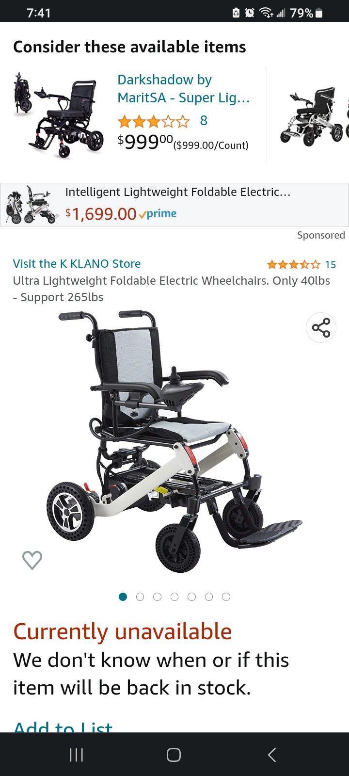 Electric Wheelchair ♿️ Brand New In Box
