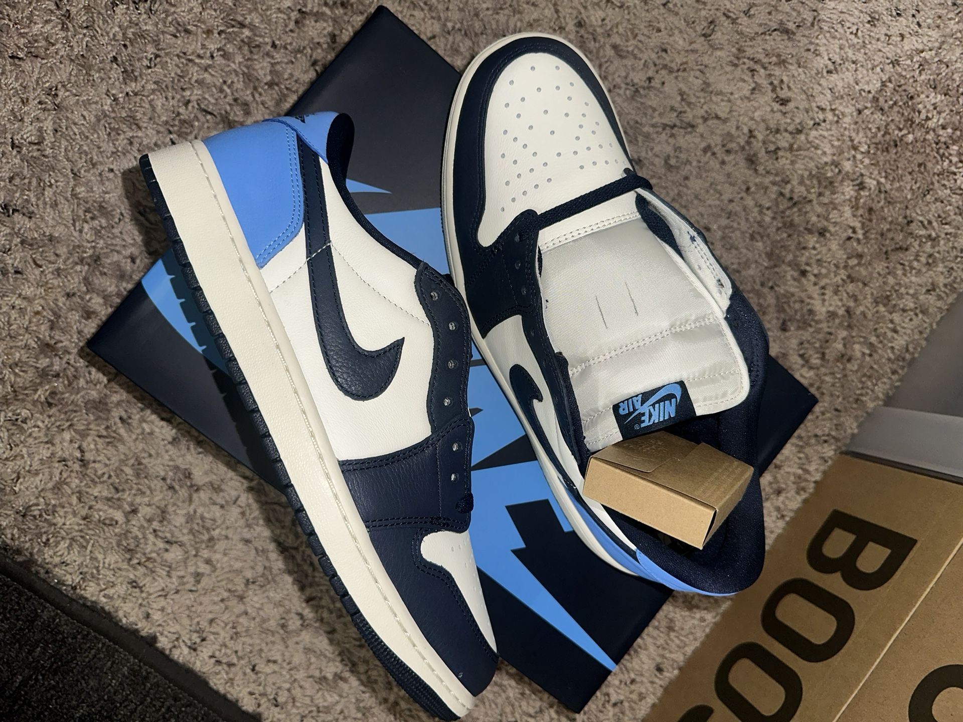 Nike Air Jordan 1 Low Obsidian CZ0790-400 New Mens 11