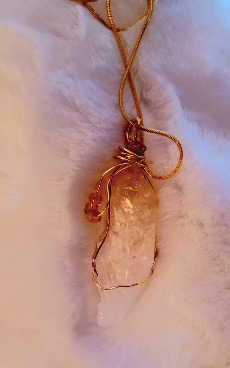 ONE OF A KIND NEWLY DESIGNED RAW NOVEMBER BIRTHSTONE CITRINE, PERFECT GIFTS!