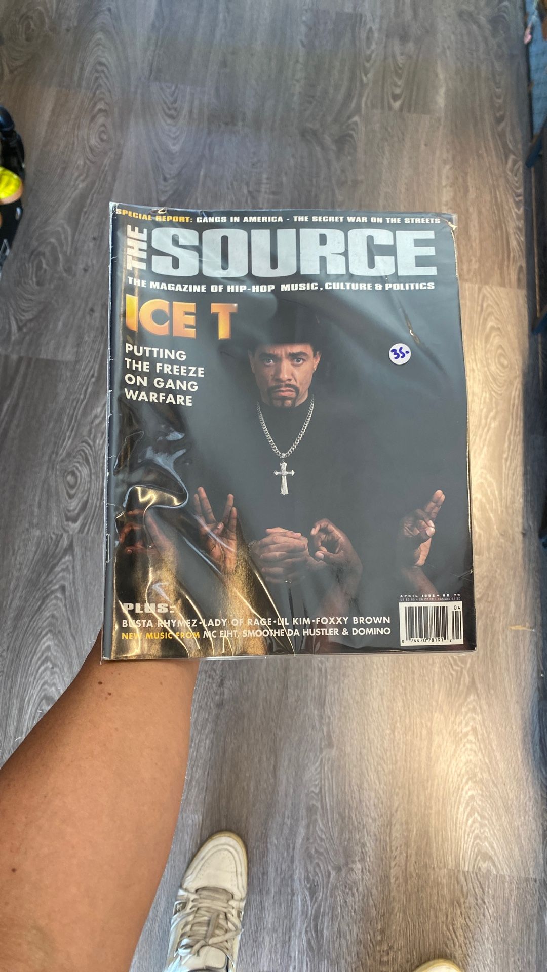 Vintage The Source Ice T Cover