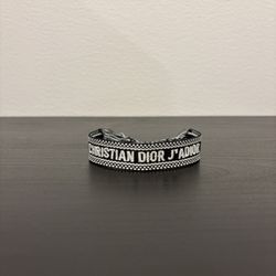 Black And White Christian Dior J’adior Friendship Bracelet