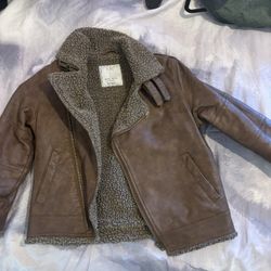 Boy Zara Leather Jacket size 7