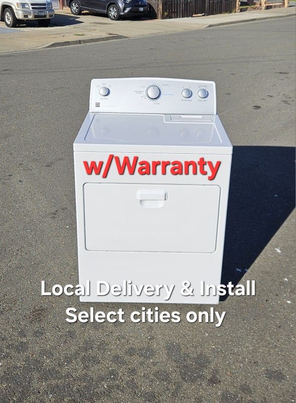 Super Clean Good Working Kenmore Electric 220v Dryer Local Delivery With Warranty